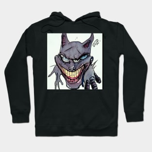 Smiley Crazy Cat Hoodie